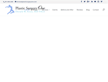 Tablet Screenshot of plasticsurgeryone.com